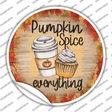 Pumpkin Spice Nice Novelty Circle Sticker Decal