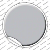 Gray Novelty Circle Sticker Decal