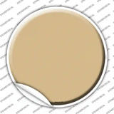 Gold Novelty Circle Sticker Decal