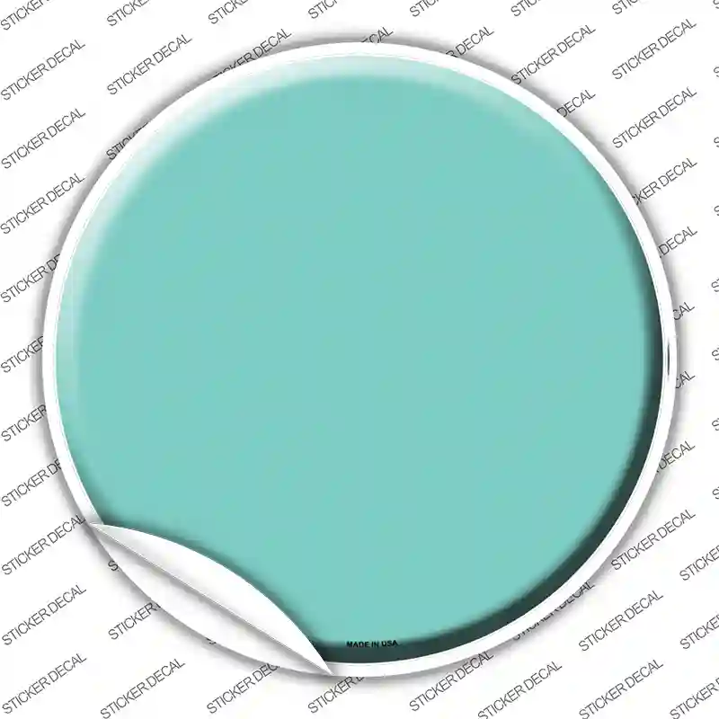Mint Novelty Circle Sticker Decal