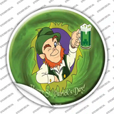 Happy St. Patricks Day Novelty Circle Sticker Decal