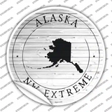 Alaska NW Extreme Novelty Circle Sticker Decal