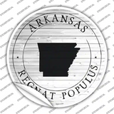 Arkansas Regnat Populus Novelty Circle Sticker Decal