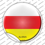 Alania Country Novelty Circle Sticker Decal