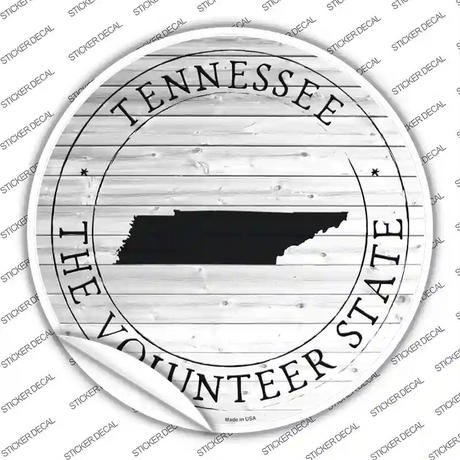 Tennessee Volunteer State Wholesasle Novelty Circle Sticker Decal