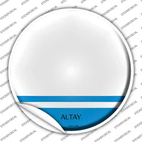 Altay Country Novelty Circle Sticker Decal