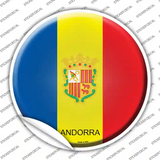 Andorra Country Novelty Circle Sticker Decal