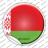Belarus Country Novelty Circle Sticker Decal