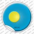 Belau Country Novelty Circle Sticker Decal