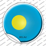 Belau Country Novelty Circle Sticker Decal