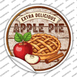 Apple Pie Novelty Circle Sticker Decal C-2078s