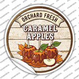 Caramel Apples Novelty Circle Sticker Decal C-2079s