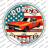 Dukes of Hazzard Novelty Circle Sticker Decal C-2097s