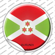 Burundi Country Novelty Circle Sticker Decal