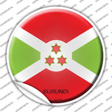 Burundi Country Novelty Circle Sticker Decal