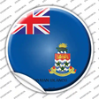Cayman Islands Country Novelty Circle Sticker Decal