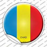 Chad Country Novelty Circle Sticker Decal