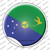 Christmas Islands Country Novelty Circle Sticker Decal