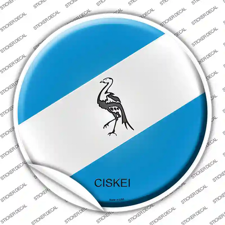 Ciskei Country Novelty Circle Sticker Decal