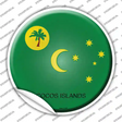 Cocos Islands Country Novelty Circle Sticker Decal