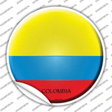 Colombia Country Novelty Circle Sticker Decal