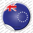 Cook Islands Country Novelty Circle Sticker Decal