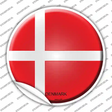 Denmark Country Novelty Circle Sticker Decal