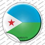 Djibouti Country Novelty Circle Sticker Decal