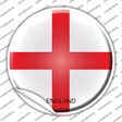 England Country Novelty Circle Sticker Decal