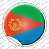 Eritrea Country Novelty Circle Sticker Decal