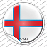Faroes Country Novelty Circle Sticker Decal