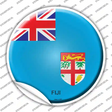 Fiji Country Novelty Circle Sticker Decal