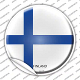 Finland Country Novelty Circle Sticker Decal