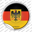 Germany Country Novelty Circle Sticker Decal