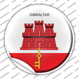 Gibraltar Country Novelty Circle Sticker Decal