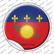 Guadeloupe Country Novelty Circle Sticker Decal