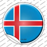 Iceland Country Novelty Circle Sticker Decal