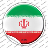 Iran Country Novelty Circle Sticker Decal