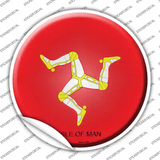 Isle Of Man Country Novelty Circle Sticker Decal