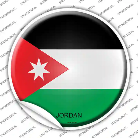 Jordan Country Novelty Circle Sticker Decal