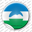 Kabardino Balkaria Country Novelty Circle Sticker Decal