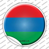 Karelia Country Novelty Circle Sticker Decal