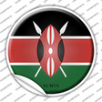 Kenya Country Novelty Circle Sticker Decal