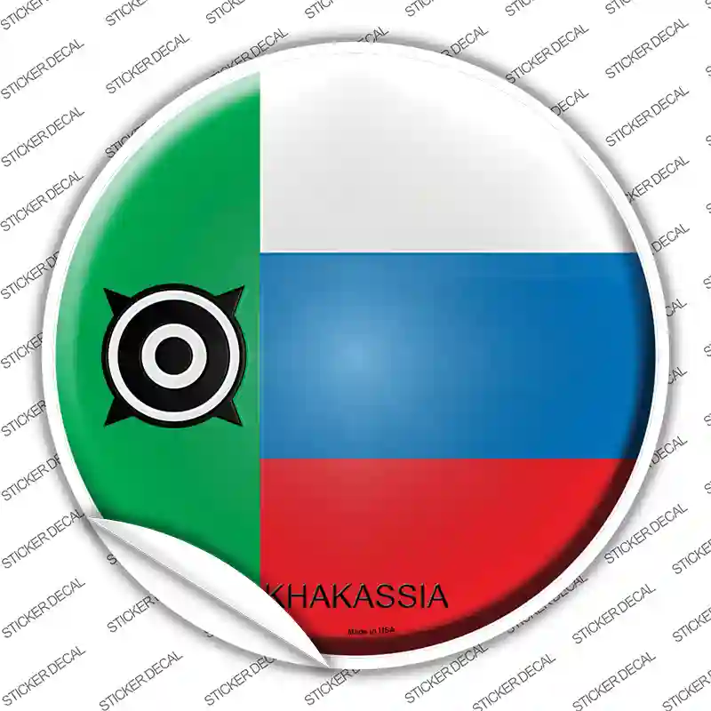 Khakassia Country Novelty Circle Sticker Decal