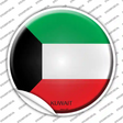 Kuwait Country Novelty Circle Sticker Decal