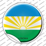 Lebowa Country Novelty Circle Sticker Decal