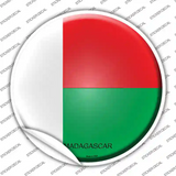 Madagascar Country Novelty Circle Sticker Decal