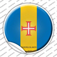 Madeira Islands Country Novelty Circle Sticker Decal