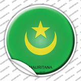 Mauritana Country Novelty Circle Sticker Decal