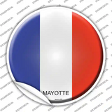 Mayotte Country Novelty Circle Sticker Decal